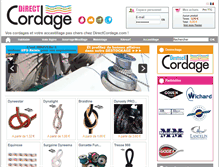 Tablet Screenshot of directcordage.com